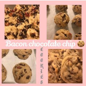 Bacon chocolate chips