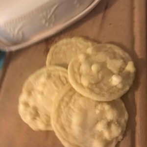 White chocolate chips cookie